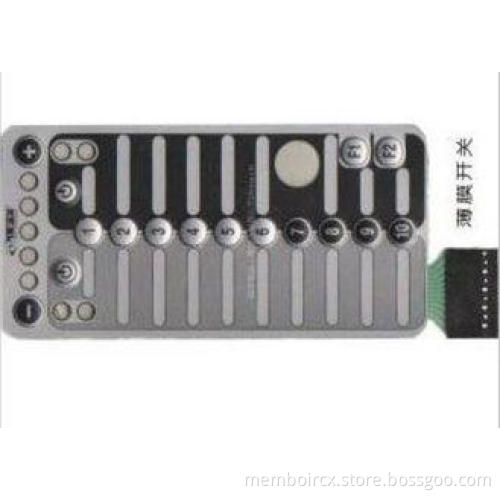 Customized Dull Polish Membrane Switch Keyboard Control Boa